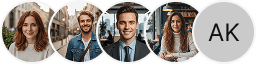 Multiple investor profile avatars displayed in the Fathomtally trading review section
